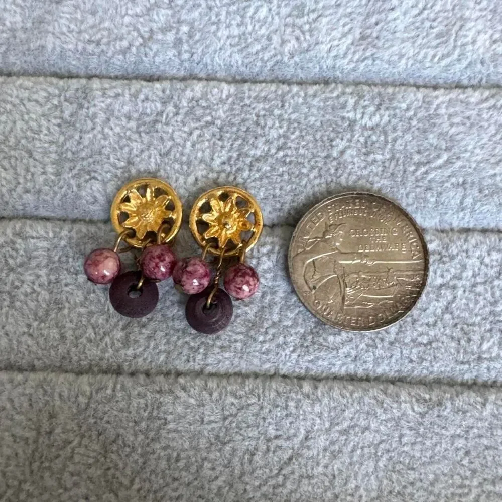Unbranded Women's Gold and Purple Jewellery